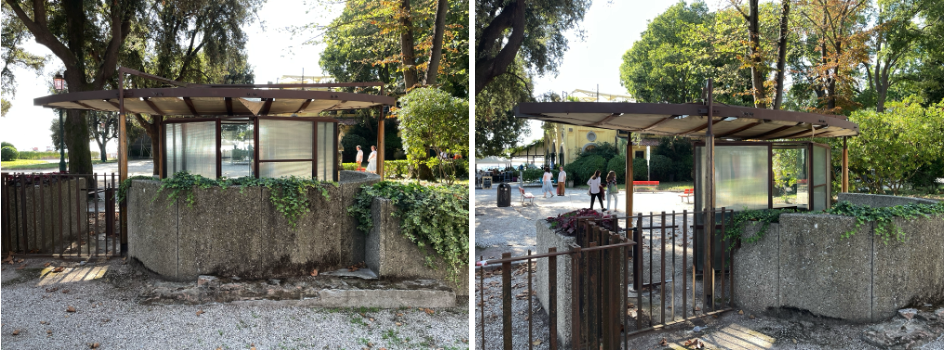 Image 2: back views of the entrance pavilion (author’s collection)